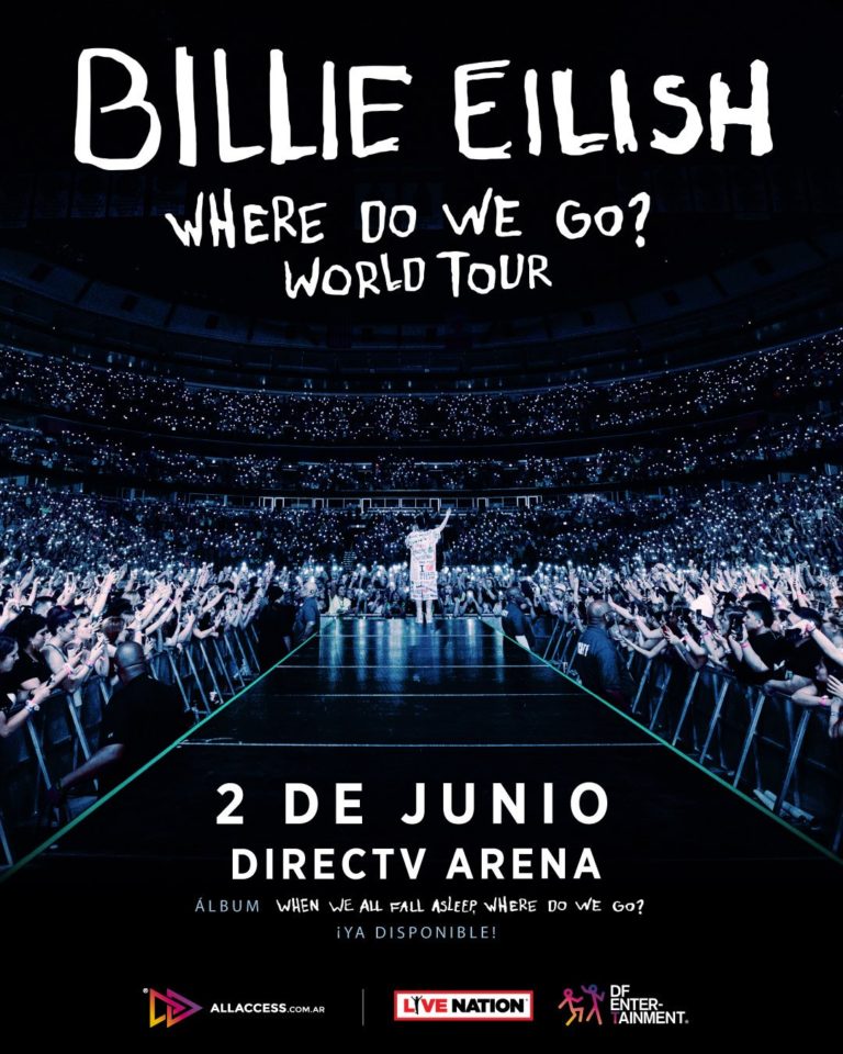 Billie Eilish en Argentina en junio de 2020 lollapaloozamania